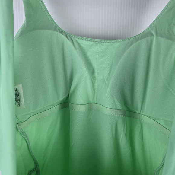 Gymshark Women's One Piece Open Back High Cut Leg Scoop Neck Size M Bright Green - Picture 9 of 14